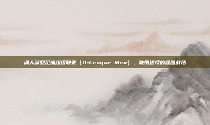 澳大利亚足球超级联赛（A-League Men），激情燃烧的绿茵战场  第1张