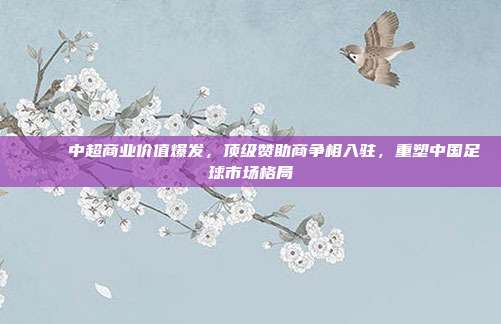 📈 中超商业价值爆发，顶级赞助商争相入驻，重塑中国足球市场格局  第1张