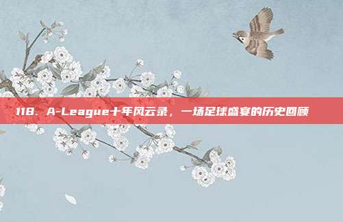 118. A-League十年风云录，一场足球盛宴的历史回顾📖  第1张